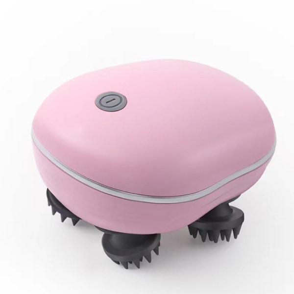 Elektrisk hodemassasjeapparat for hodebunnen Cat Vanntett Kroppsmassasje pink