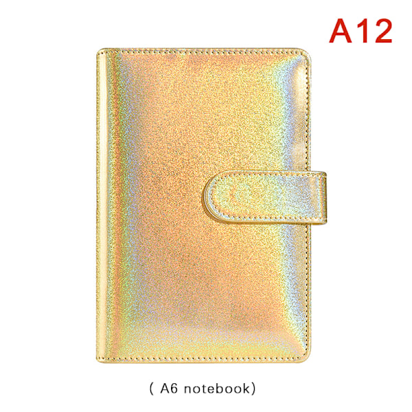 A6 nahkaiset Budget Binder -muistikirjan muistikirja-kirjekuoret A7