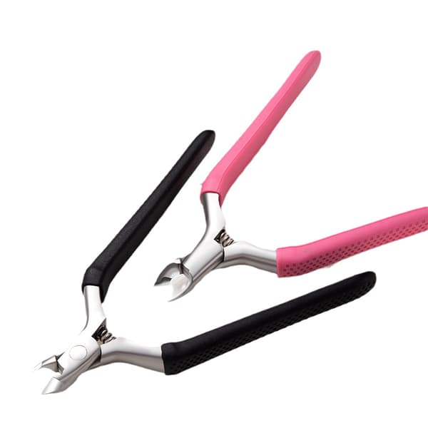 Profesjonell Nail Art Toe icle ter Manicure Pedicure Tool Black