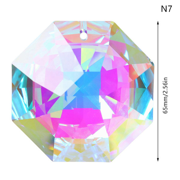 Hængende krystaller Prisme Rainbow Maker Lysekrone Crystal Pendant N7