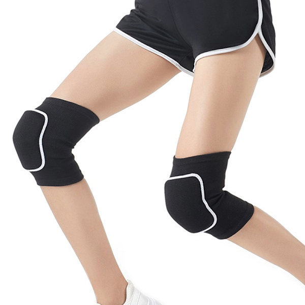 1Pair Football Lentopallo Polvisuojat Pyöräily Polvi Tukijooga 2pcs