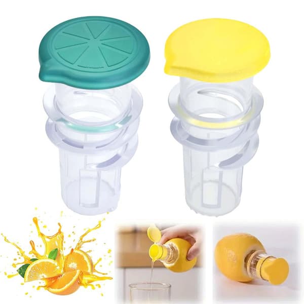 Skruelåg Citronpresser Mini Manuel Citronpresser Bærbar Citronjuicer A3