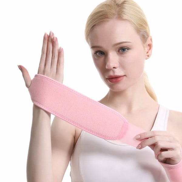 Håndledsbeskyttelsesbånd Støtte støtte karpaltunnel beskyttelsesudstyr Pink single pack