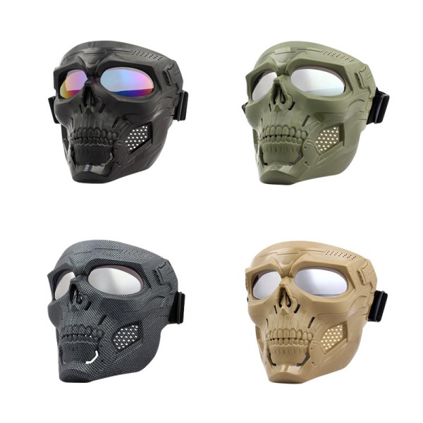 Motorcykel Goggles Mask Vindtät Skull Motocross Goggles A2