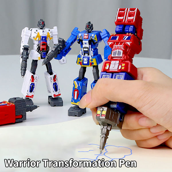 Transformer Toy Pen muotoutuva kynärobotti muodonmuutoslahjat A2