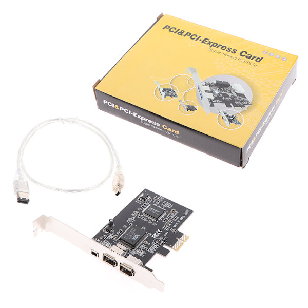 PCIe Firewire-kort for 10 Black Onesize