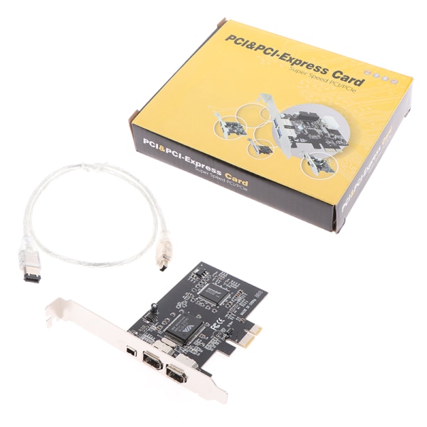 PCIe Firewire -kortti 10:lle Black Onesize