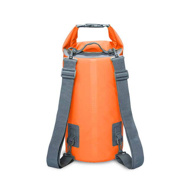 Vanntett Bag Tørr Bag Ryggsekk for Båt Rafting Fiske orange 30L