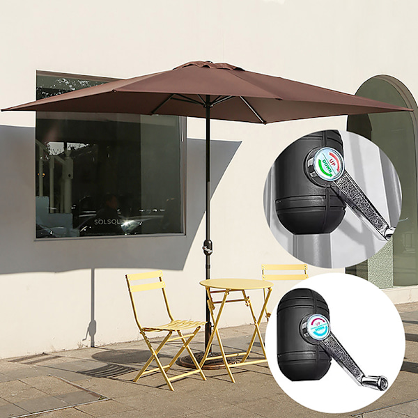 Parasol Ryster Håndtag Terrasseparasol Ryster Håndtag 1PC