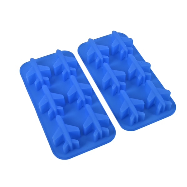 1 STK silikon 3D flyformet iskuleformmaskin Blue