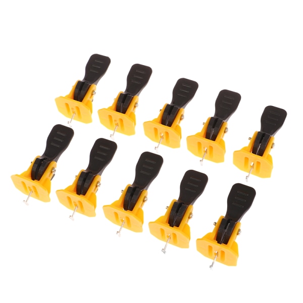 10 stk. gulvfliser nivelleringssystem Clips nivelleringsjustering 10Pcs