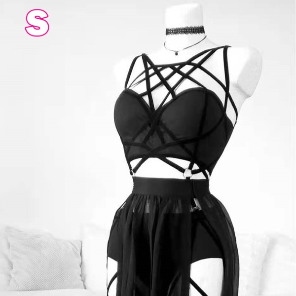 Kvinna omlottkjol Chiffong Sarong Cover-Up Badkläder Outfit S