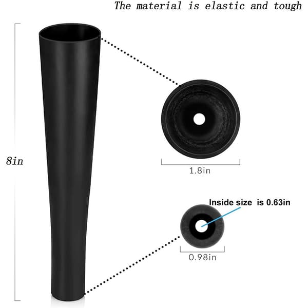 Baseball Batting Trainer gummi topper Softboll Tillbehör Black