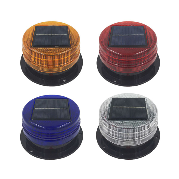 Solar-Energy LED Beacon Strobe Light med magnetisk bas A4