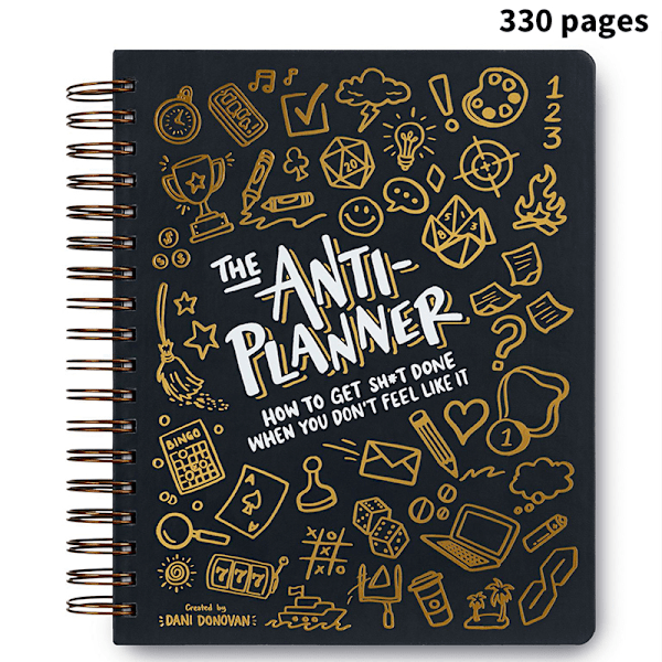 Anti Planner Tag Book Daglig Planleggerbok Bekjemp Prokrastinering A2