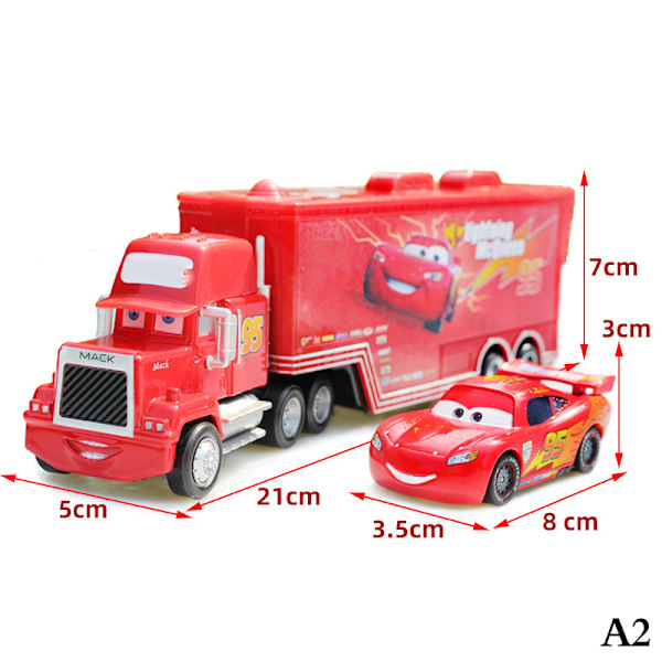 Lightning McQueen Truck Metal Diecast Collection Model billegetøj type-A2