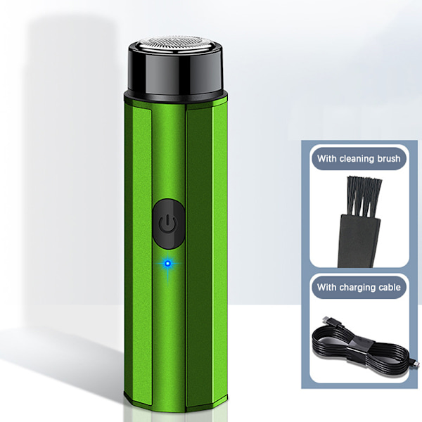 Elektrisk rakapparat för män Portable Electric Razor Beard Green