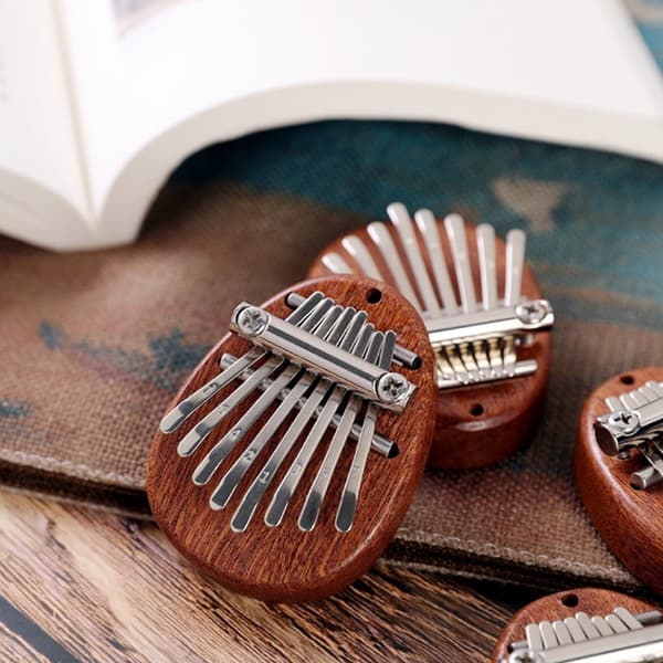 8 Key Kalimba Thumb Piano Present för barn Nybörjarmusik A2