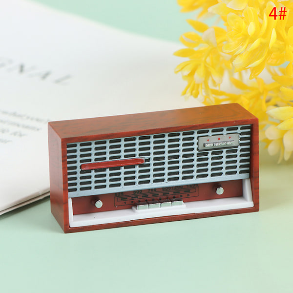 1:12 Dollhouse Miniature Radio Model Recorder Player Lelunukke F 4#
