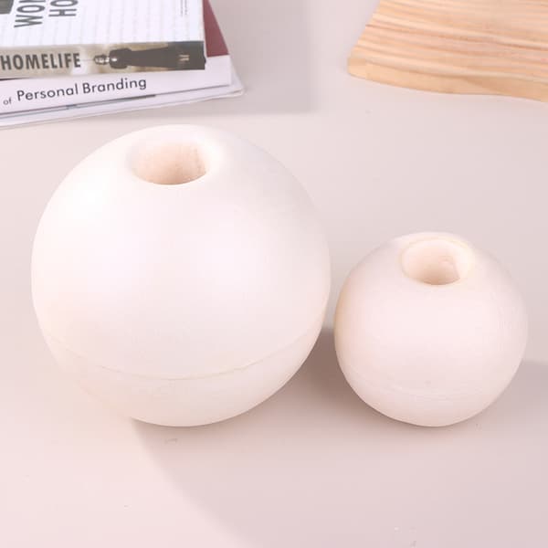 1 stk. Rund Boye Dybvandsreb Flydere Krabbefælde Markører Net Drif White 15cm