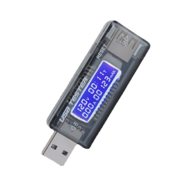 USB Power Tester Strømkapasitetsmåler 4-20V testladere