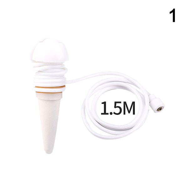 4x keramiske selvvandende pigge Automatisk s drypvanding White 1.5M