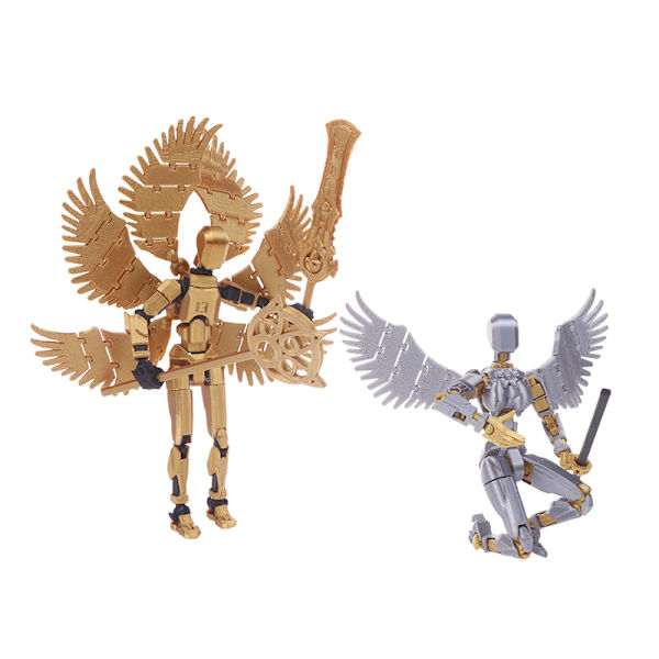 1 set Lucky 13 figurer robotleksaker rörlig 3D-utskriftsdocka A3