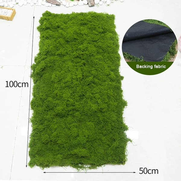Konstgjord Moss Landskap Bionic Gräsmatta Falsk Moss Micro Landskap Green A2
