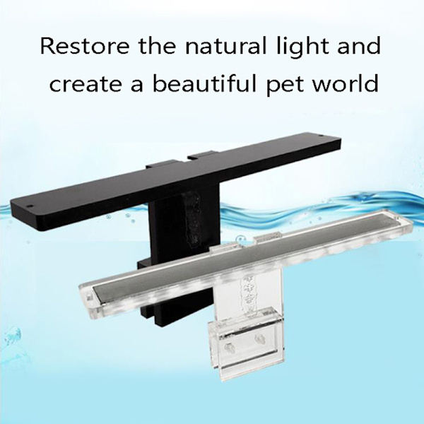 Akvarielampe LED-lys Passer til tanke Aquatic Lamp Aquarium Brack A