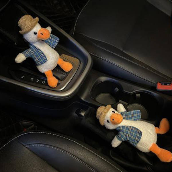 1/2PCS Bilhandbromshylsa Växelspaksknopp Cover A7 duck 1set