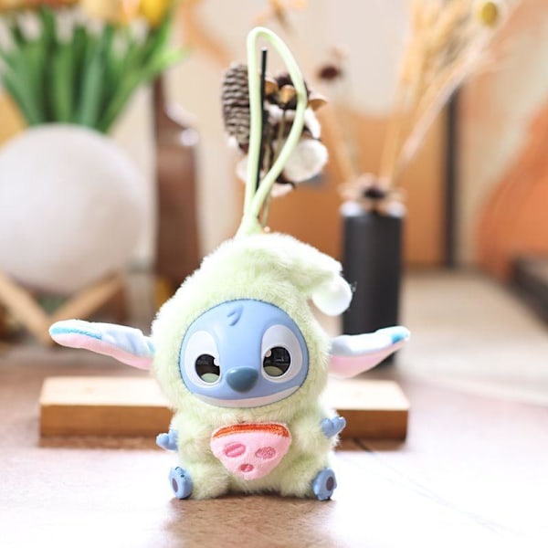 1 kpl Stitch Syö Jotain Ennen Nukkumaanmenoa -sarjan pehmomallinen avaimenperä A6