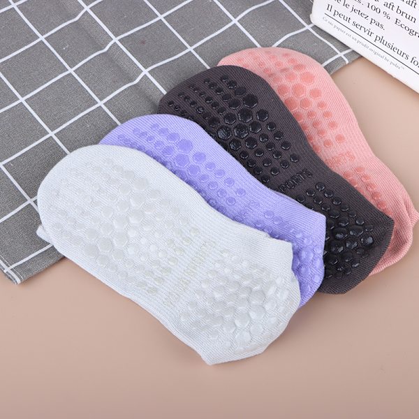 Jooga-sukat Liukumattomat urheilusukat Pilates-sukat Light gray