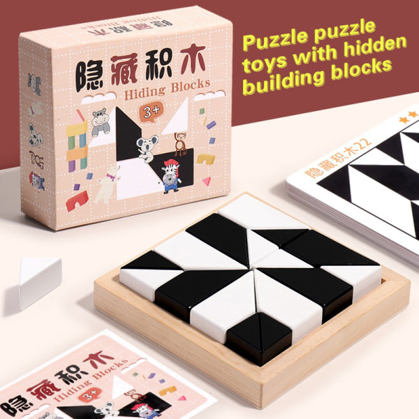 Puzzle Hidden Blocks Puzzle Lelut Puiset palapelit lelu A