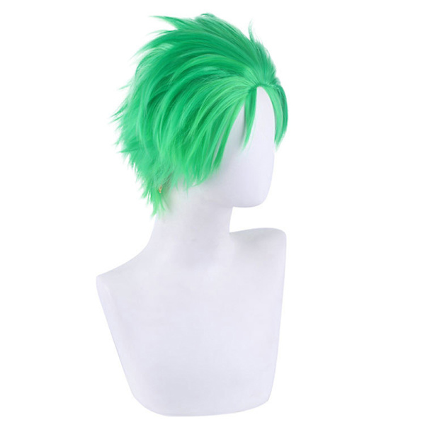 ONE PIECE grønn parykk Short Layer Roronoa Zoro Cosplay parykk Roronoa Zoro