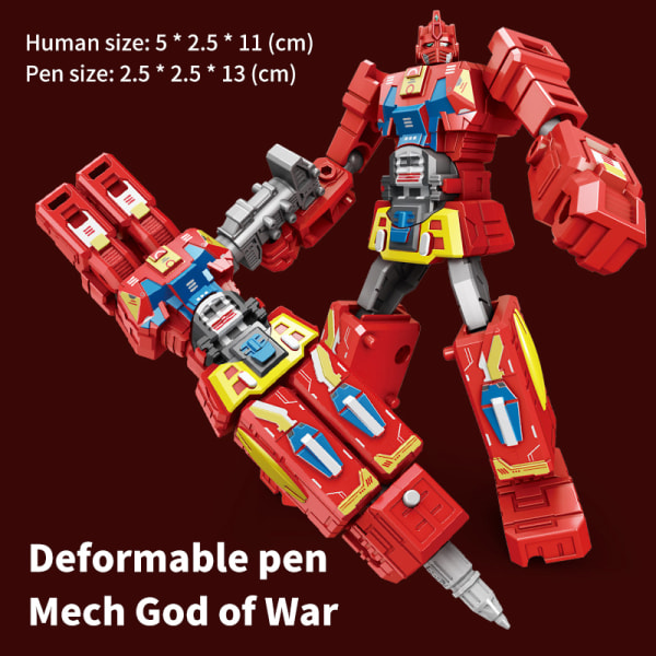 Transformer Toy Pen muotoutuva kynärobotti muodonmuutoslahjat A3