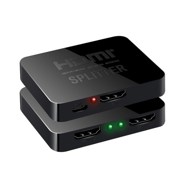 4K HDMI Splitter HDMI Switch Video Distributor Forstærker Black