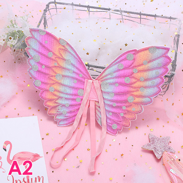 Butterfly Wings Dress Up Accessoarer Cos Kostym Accessoarer Pink