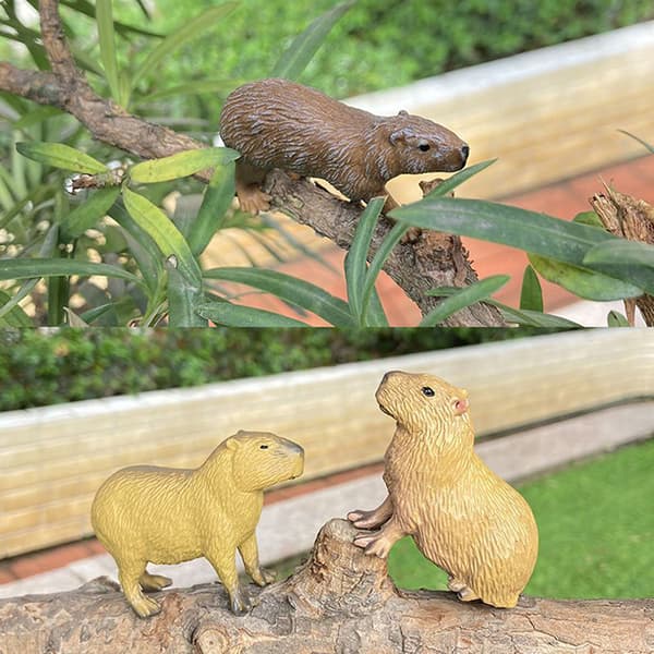 1st Barnsimulering Vilda djur Modell Capybara Toy A2