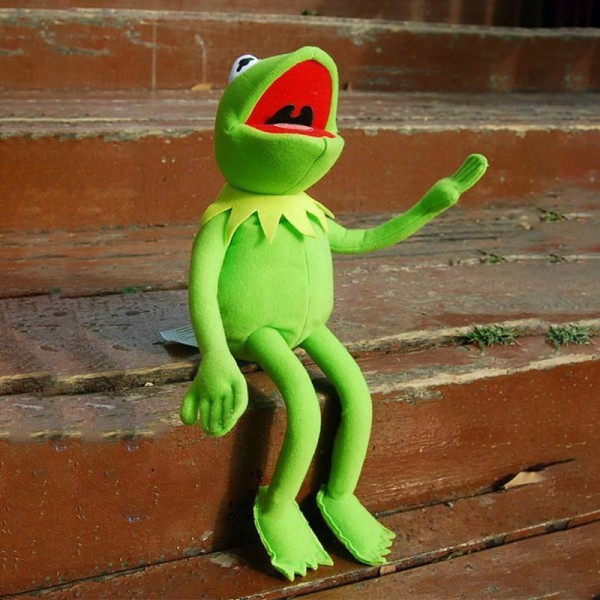 40cm Kermit The Frog Sesame Street Muppet ONE ITEM Full Body Do one size