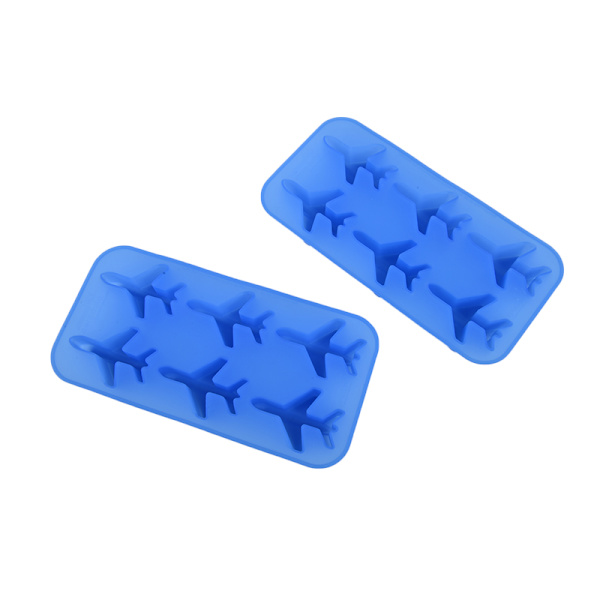 1 STK silikone 3D fly-formet iskugleformmaskine Blue