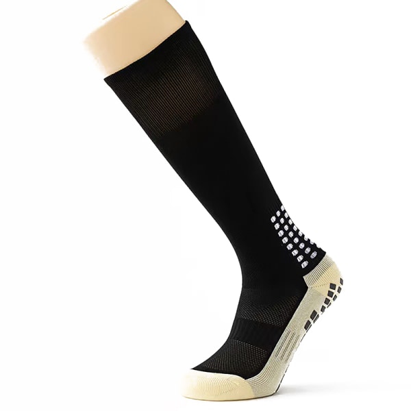 Lange Fotballsokker Fotballsokker Lange Sports Silikon Anti Slip black