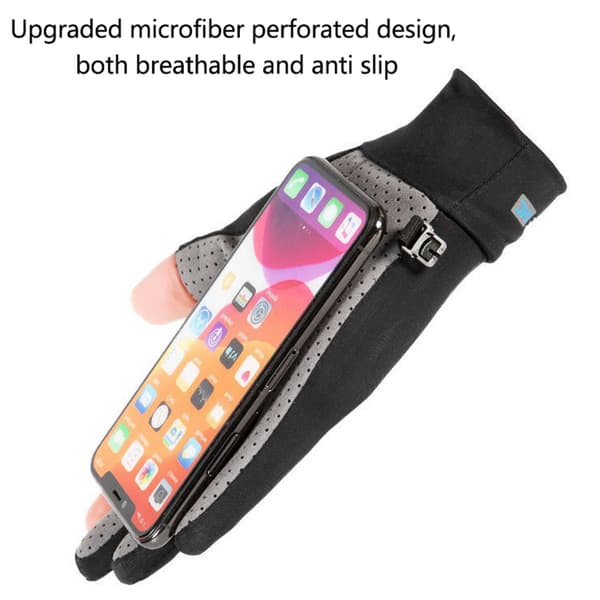 Sommerhandsker Is Silke Anti-ultraviolet Dug Finger Touch Handske White M