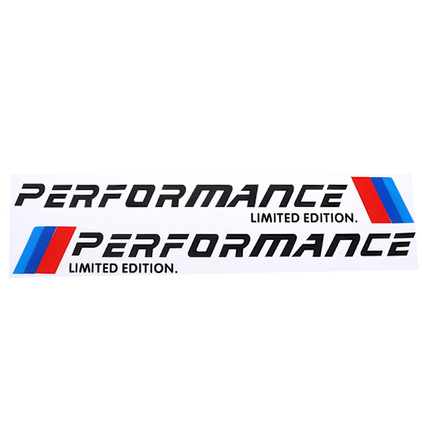 2 STK Car-Styling Stickers Edition Sidedør Reflekterende Black