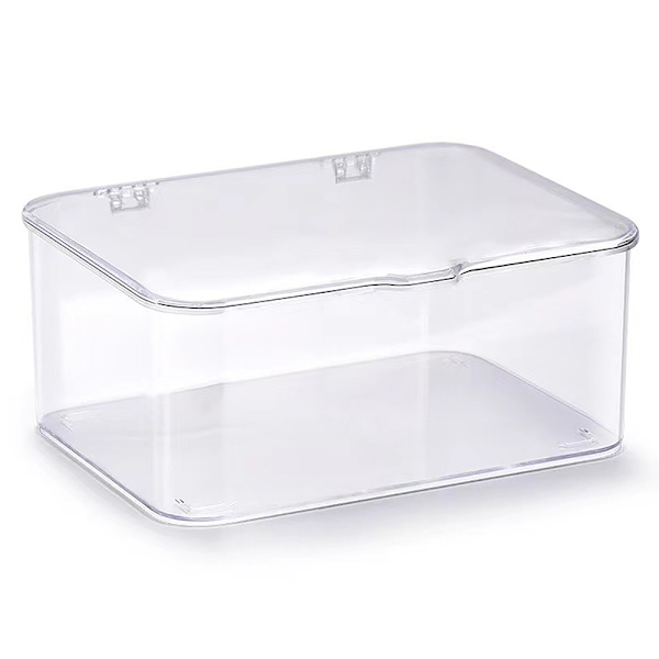 Desktop Storage Box Cosmetics läpinäkyvä kori Clear