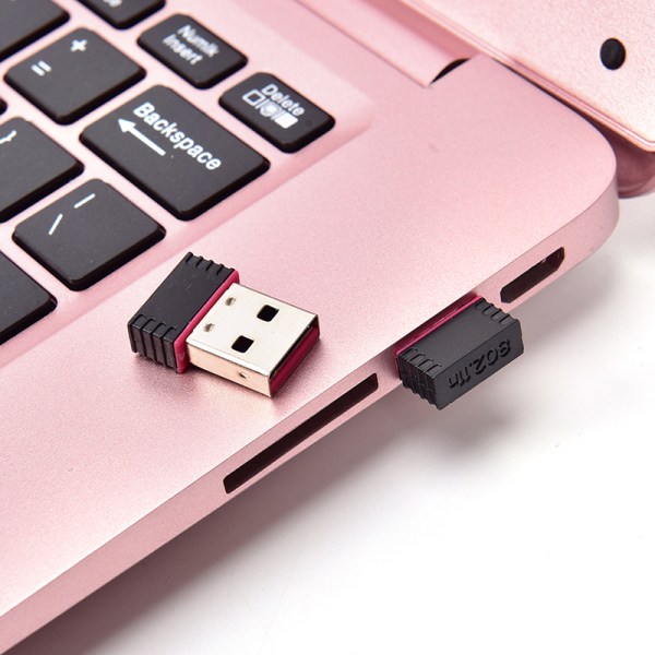 Mini USB WiFi Dongle trådløs nettverksadapter for bærbar PC