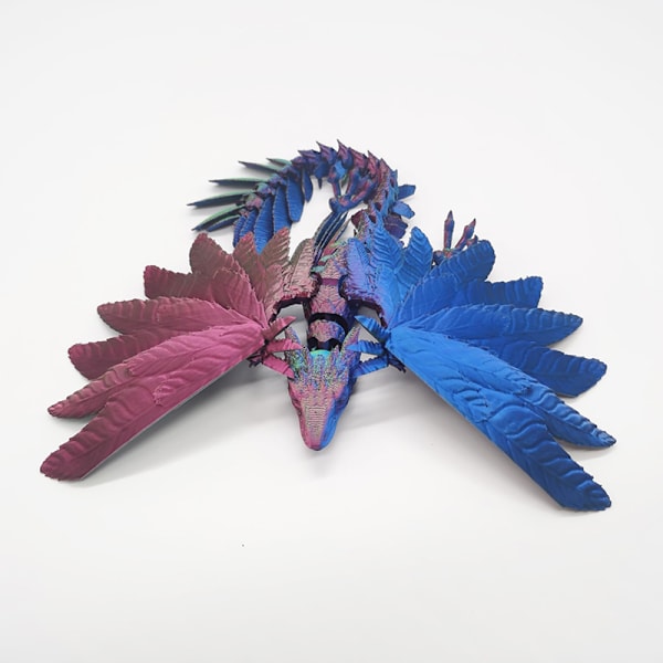 3D- printed lohikäärme ja siivet -lelu Crystal Dragon -lelut A1