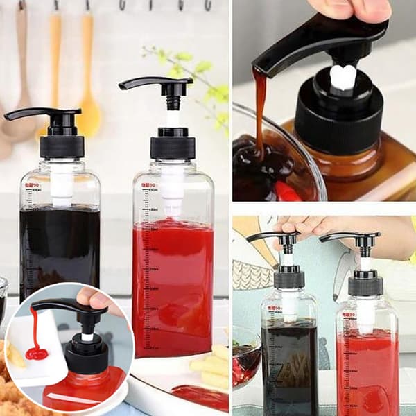Kaffe Sirup Bee Dryppumpe Dispenser Sæt Container Køkken big