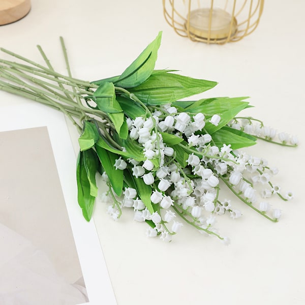 6 tekokukkaa Campanula muovikukkia Kodinsisustus 6pcs