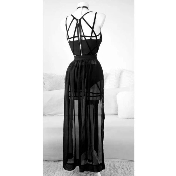 Kvinna omlottkjol Chiffong Sarong Cover-Up Badkläder Outfit S