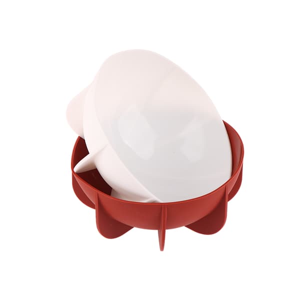 1 Stk Hemisphere Pan Dome Silikone Bageform til kage Red